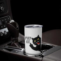 Funny Fck Ice Black Cat Tumbler Cup Resist Minneapolis Political