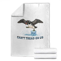 Can Not Tread On Us Minnesota Loon Throw Blanket Anti ICE MN Protest