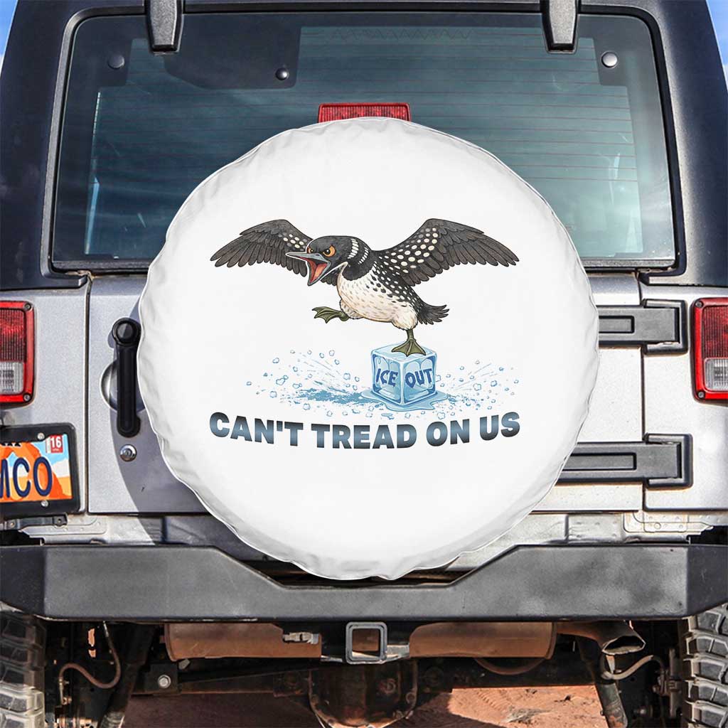 Can Not Tread On Us Minnesota Loon Spare Tire Cover Anti ICE MN Protest