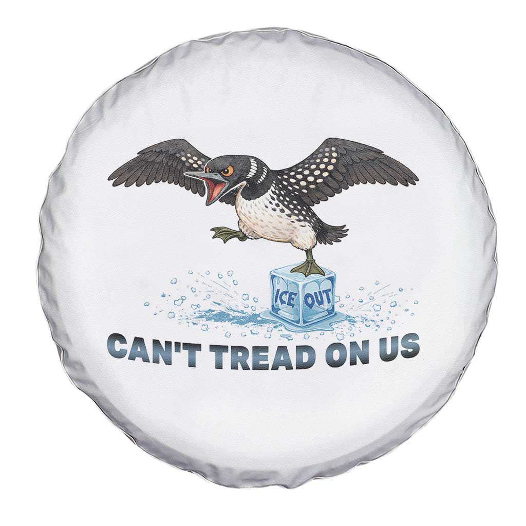 Can Not Tread On Us Minnesota Loon Spare Tire Cover Anti ICE MN Protest