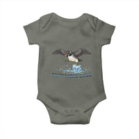 Can Not Tread On Us Minnesota Loon Baby Onesie Anti ICE MN Protest