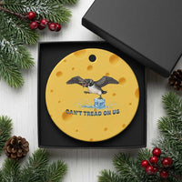 Can Not Tread On Us Minnesota Loon Ceramic Ornament Anti ICE MN Protest