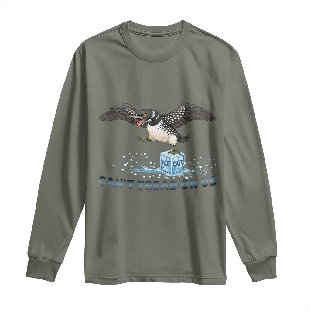 Can Not Tread On Us Minnesota Loon Long Sleeve Shirt Anti ICE MN Protest