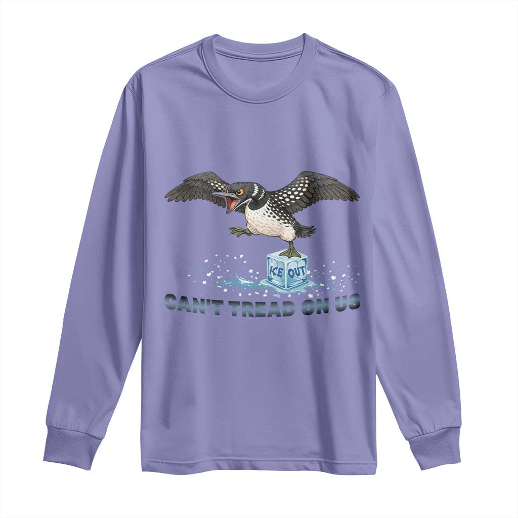 Can Not Tread On Us Minnesota Loon Long Sleeve Shirt Anti ICE MN Protest