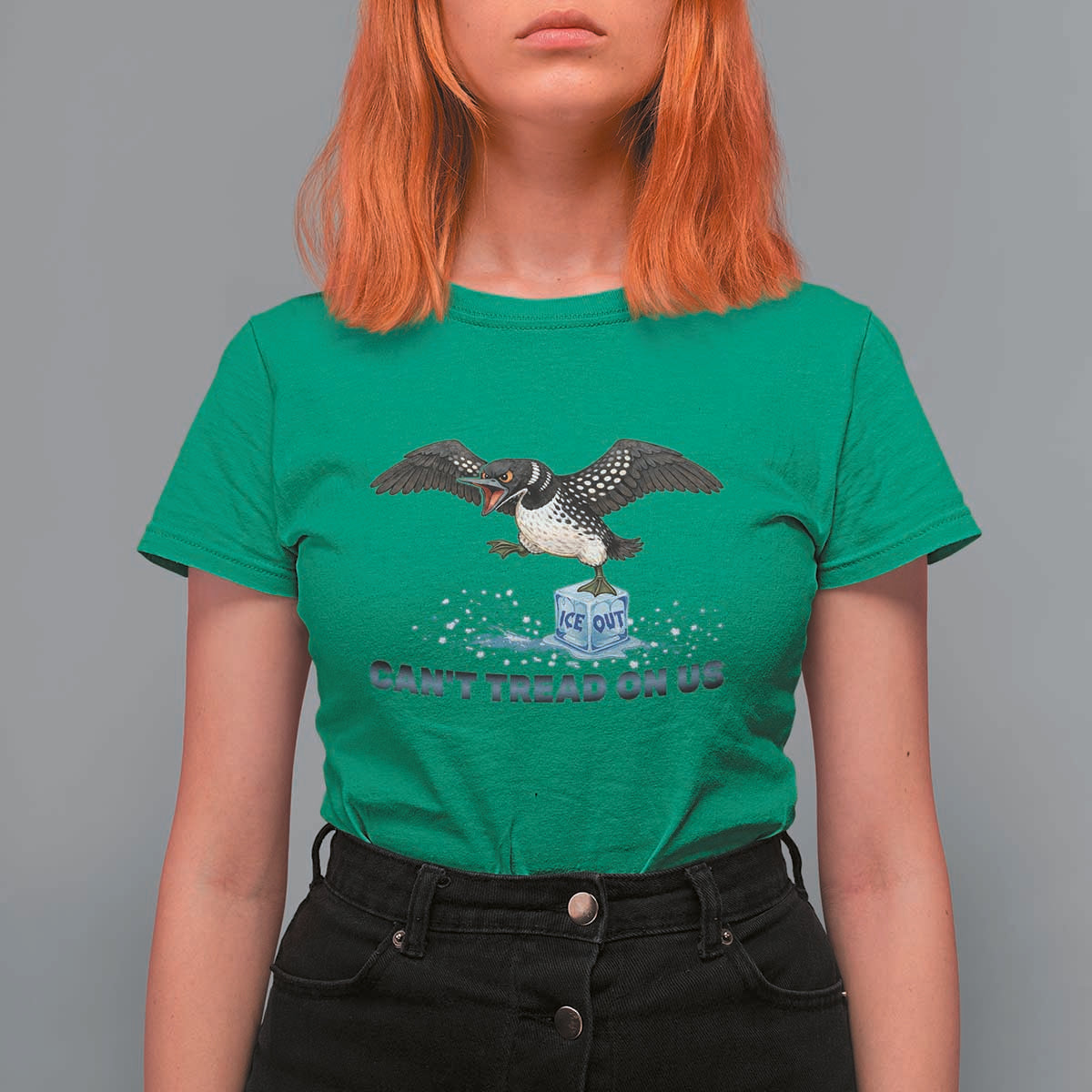 Can Not Tread On Us Minnesota Loon T Shirt For Women Anti ICE MN Protest