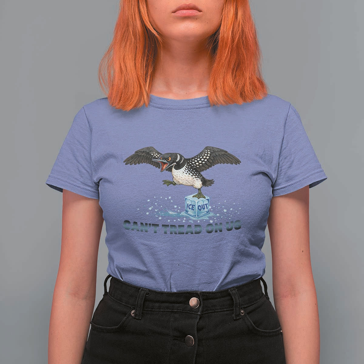 Can Not Tread On Us Minnesota Loon T Shirt For Women Anti ICE MN Protest