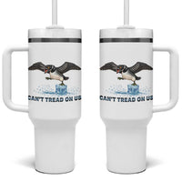 Can Not Tread On Us Minnesota Loon Tumbler With Handle Anti ICE MN Protest