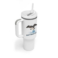 Can Not Tread On Us Minnesota Loon Tumbler With Handle Anti ICE MN Protest