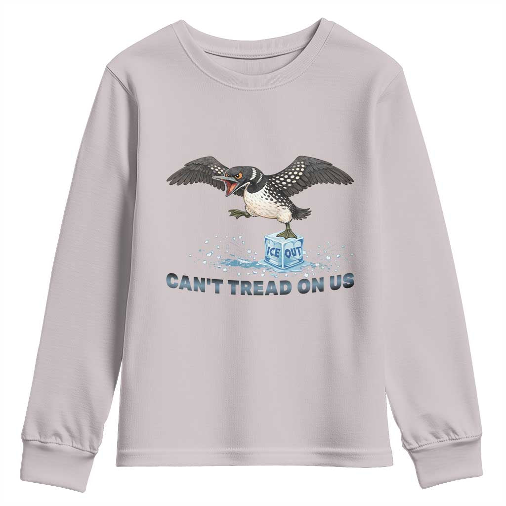 Can Not Tread On Us Minnesota Loon Youth Sweatshirt Anti ICE MN Protest