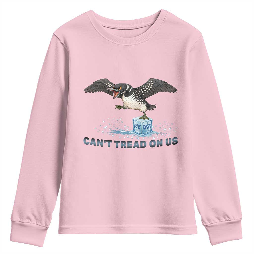 Can Not Tread On Us Minnesota Loon Youth Sweatshirt Anti ICE MN Protest