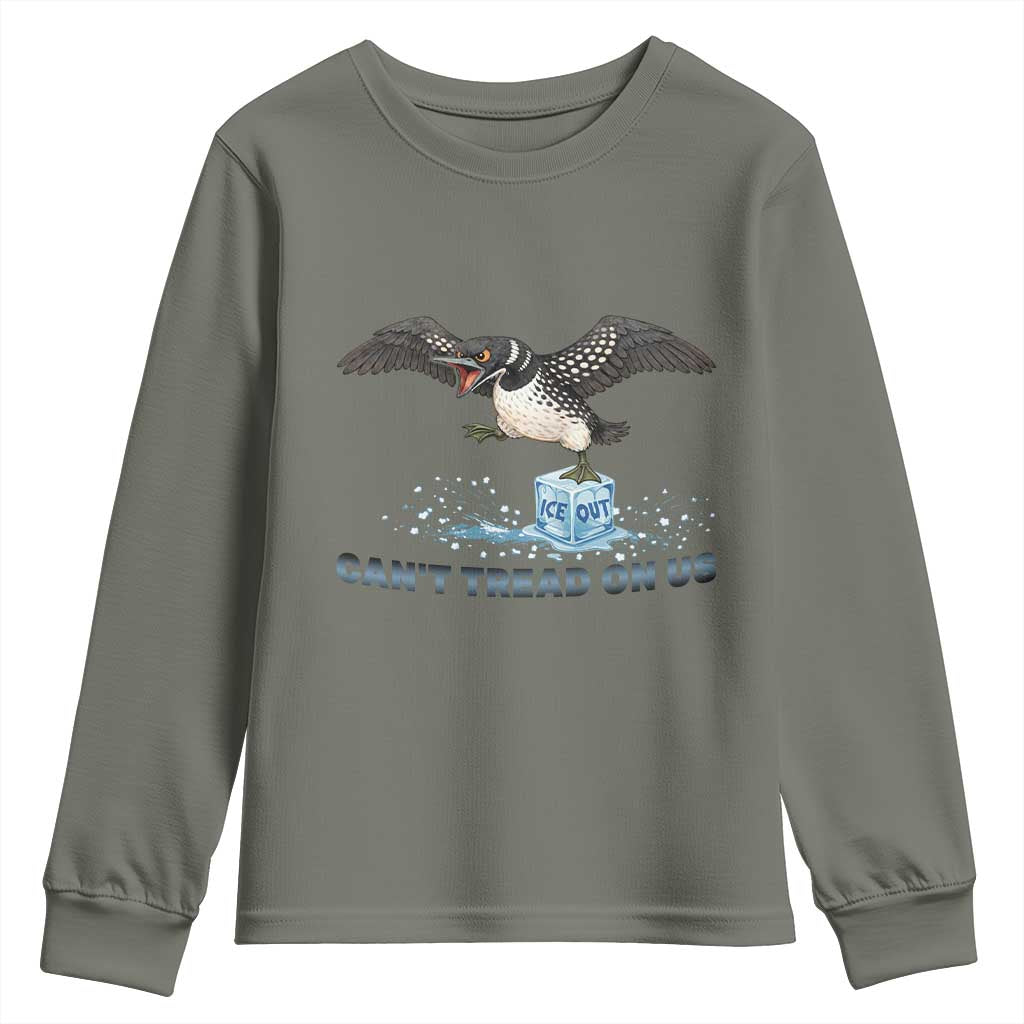 Can Not Tread On Us Minnesota Loon Youth Sweatshirt Anti ICE MN Protest
