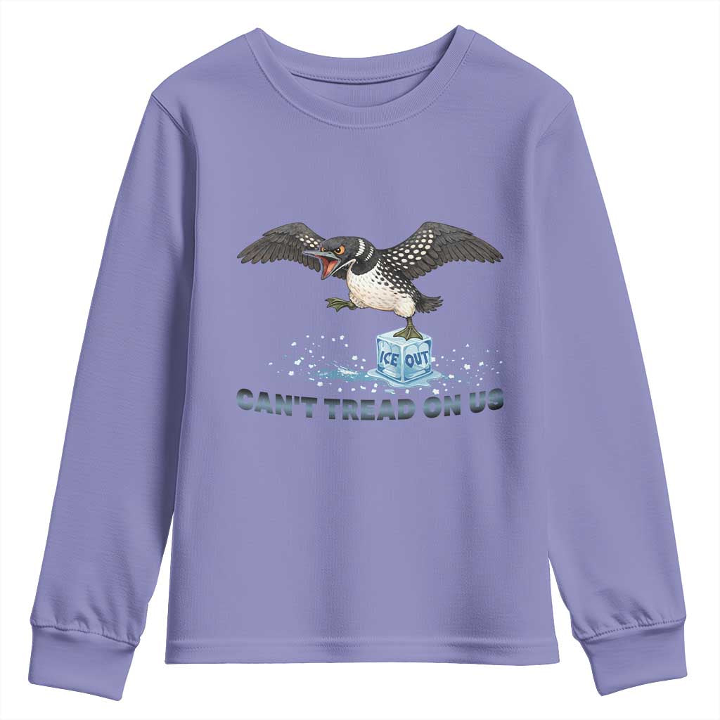 Can Not Tread On Us Minnesota Loon Youth Sweatshirt Anti ICE MN Protest