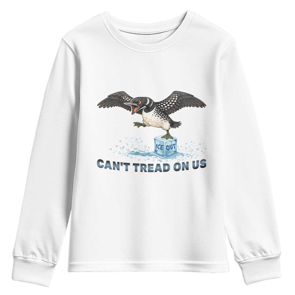 Can Not Tread On Us Minnesota Loon Youth Sweatshirt Anti ICE MN Protest