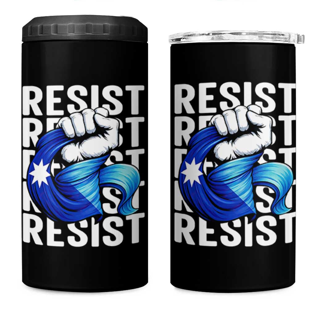 Minnesota Resist Ice Out 4 in 1 Can Cooler Tumbler Support MN Anti Ice Movement