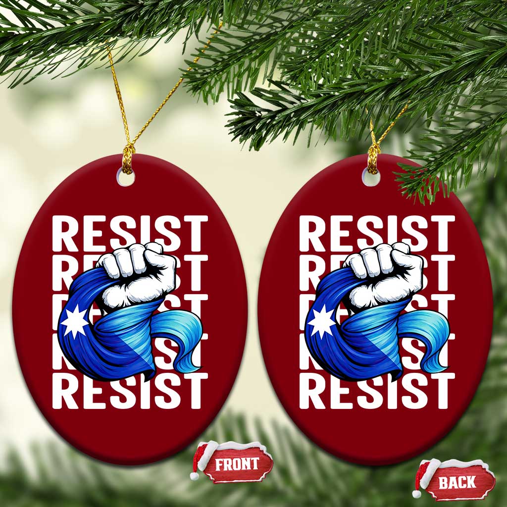 Minnesota Resist Ice Out Ceramic Ornament Support MN Anti Ice Movement