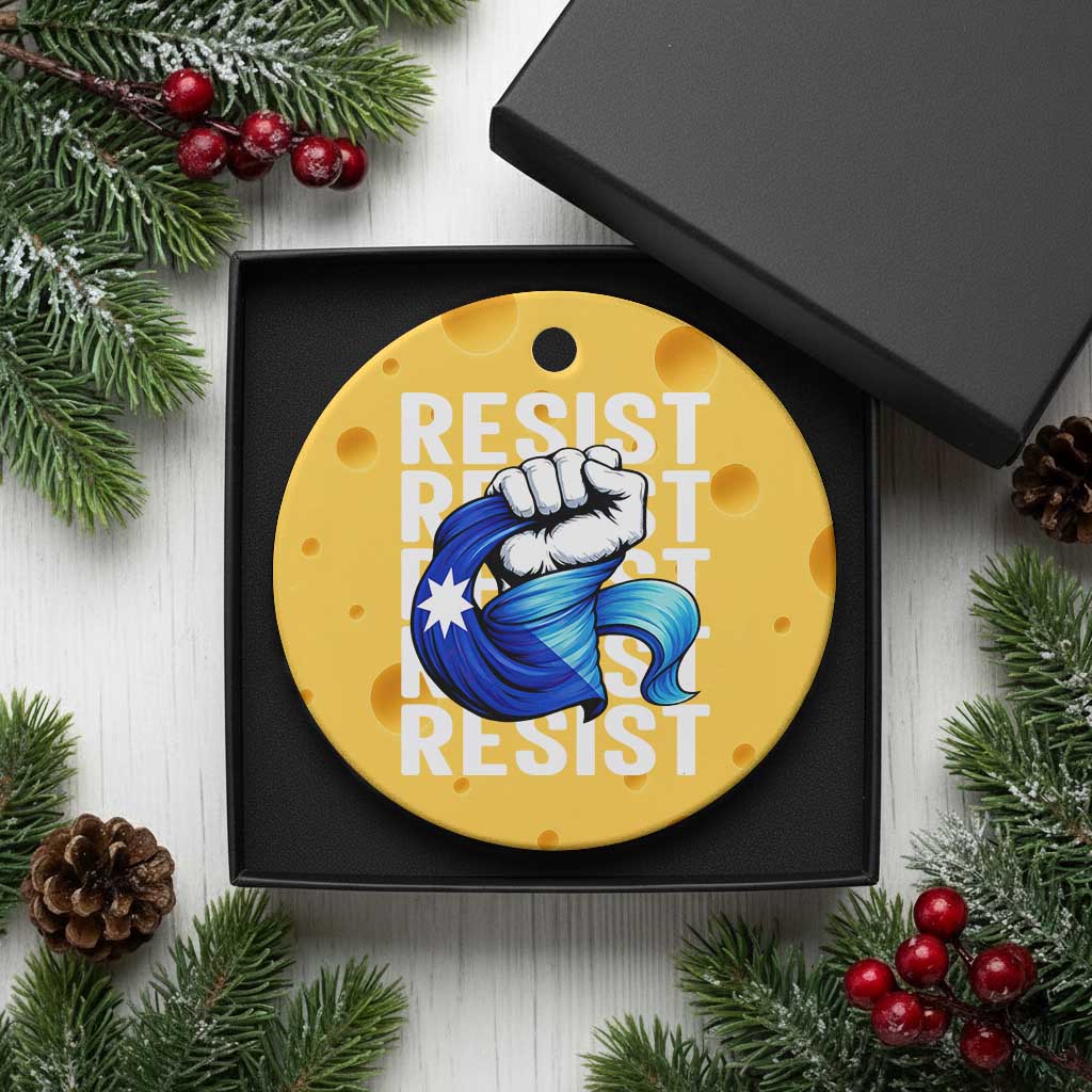 Minnesota Resist Ice Out Ceramic Ornament Support MN Anti Ice Movement