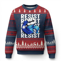 Minnesota Resist Ice Out Ugly Christmas Sweater Support MN Anti Ice Movement
