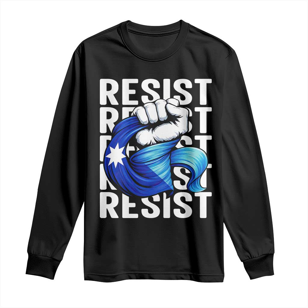 Minnesota Resist Ice Out Long Sleeve Shirt Support MN Anti Ice Movement