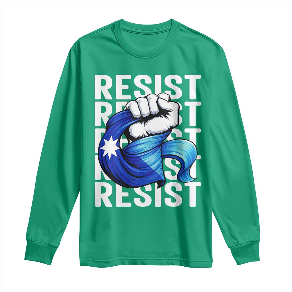 Minnesota Resist Ice Out Long Sleeve Shirt Support MN Anti Ice Movement