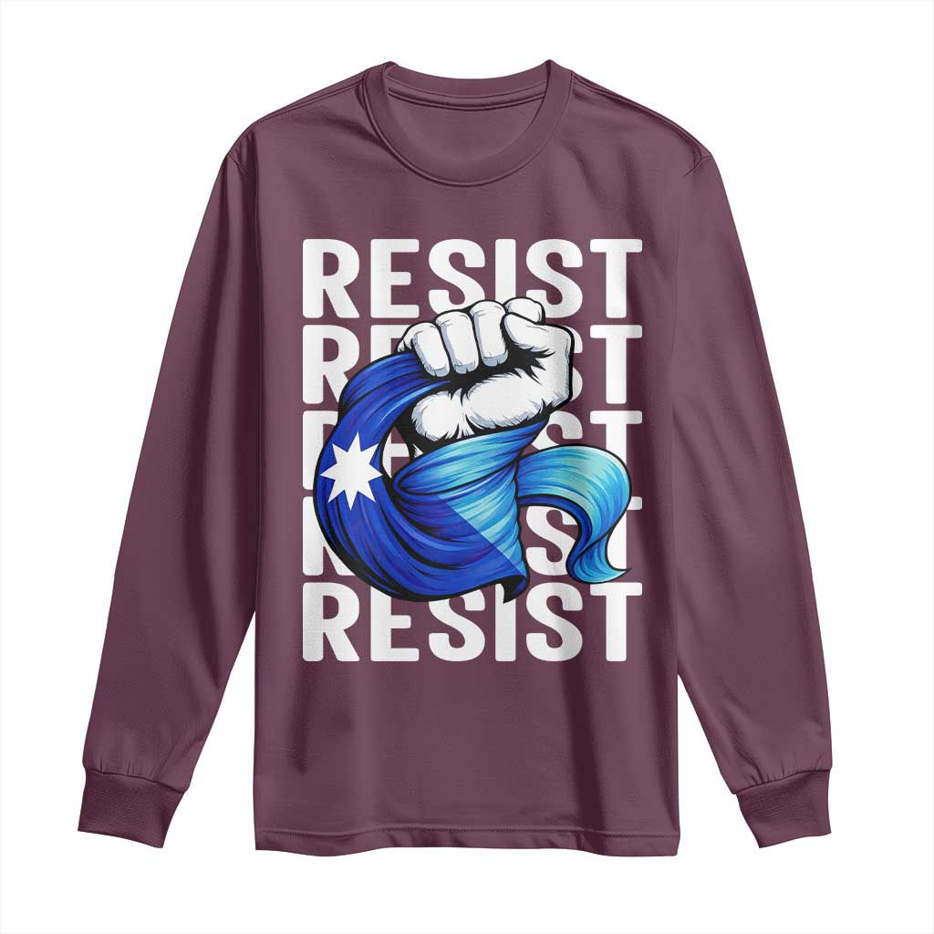 Minnesota Resist Ice Out Long Sleeve Shirt Support MN Anti Ice Movement
