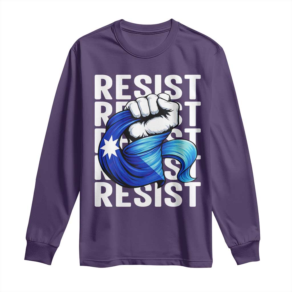 Minnesota Resist Ice Out Long Sleeve Shirt Support MN Anti Ice Movement