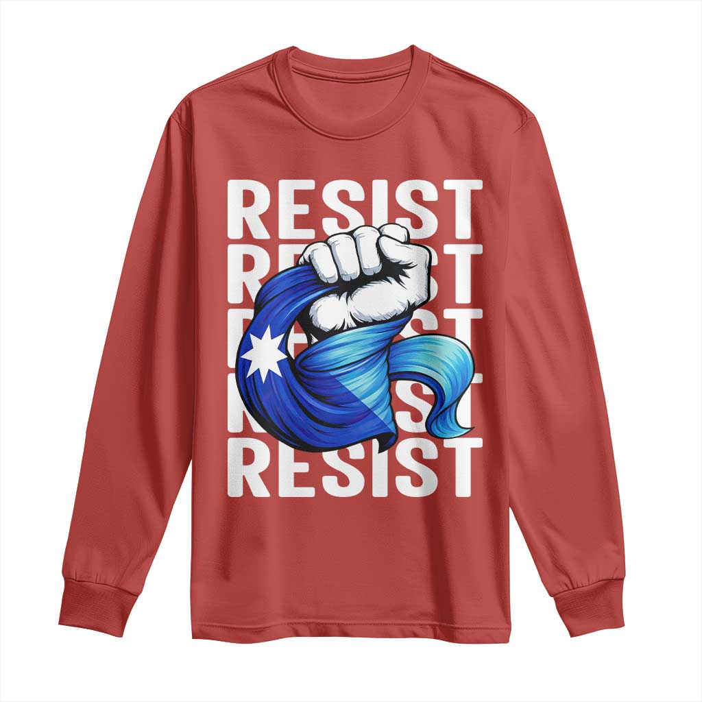 Minnesota Resist Ice Out Long Sleeve Shirt Support MN Anti Ice Movement