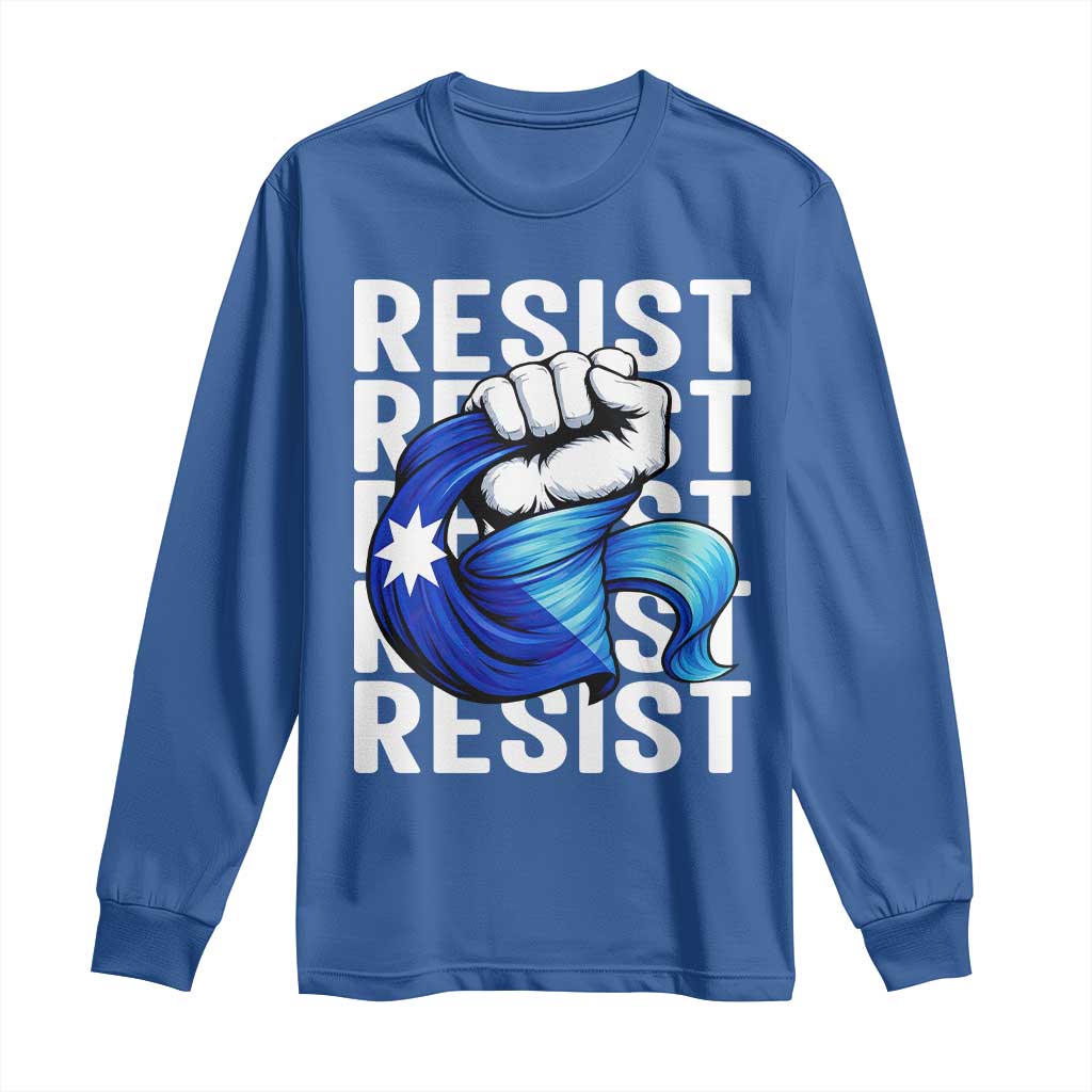 Minnesota Resist Ice Out Long Sleeve Shirt Support MN Anti Ice Movement