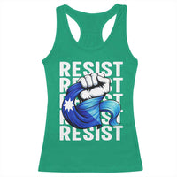 Minnesota Resist Ice Out Racerback Tank Top Support MN Anti Ice Movement