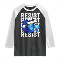 Minnesota Resist Ice Out Raglan Shirt Support MN Anti Ice Movement