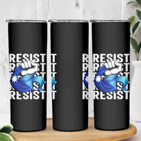 Minnesota Resist Ice Out Skinny Tumbler Support MN Anti Ice Movement