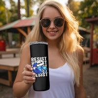 Minnesota Resist Ice Out Skinny Tumbler Support MN Anti Ice Movement