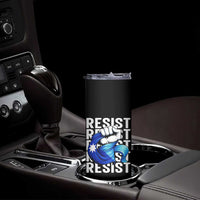 Minnesota Resist Ice Out Skinny Tumbler Support MN Anti Ice Movement