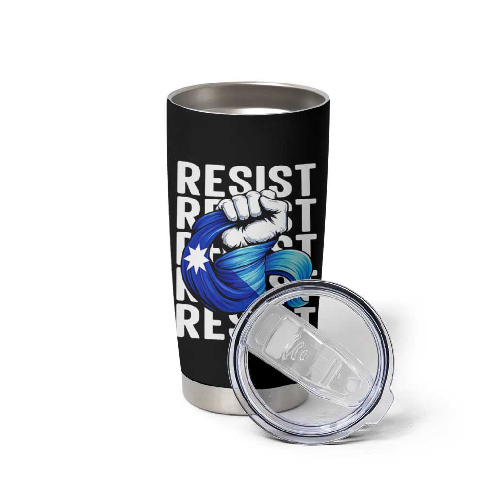 Minnesota Resist Ice Out Tumbler Cup Support MN Anti Ice Movement