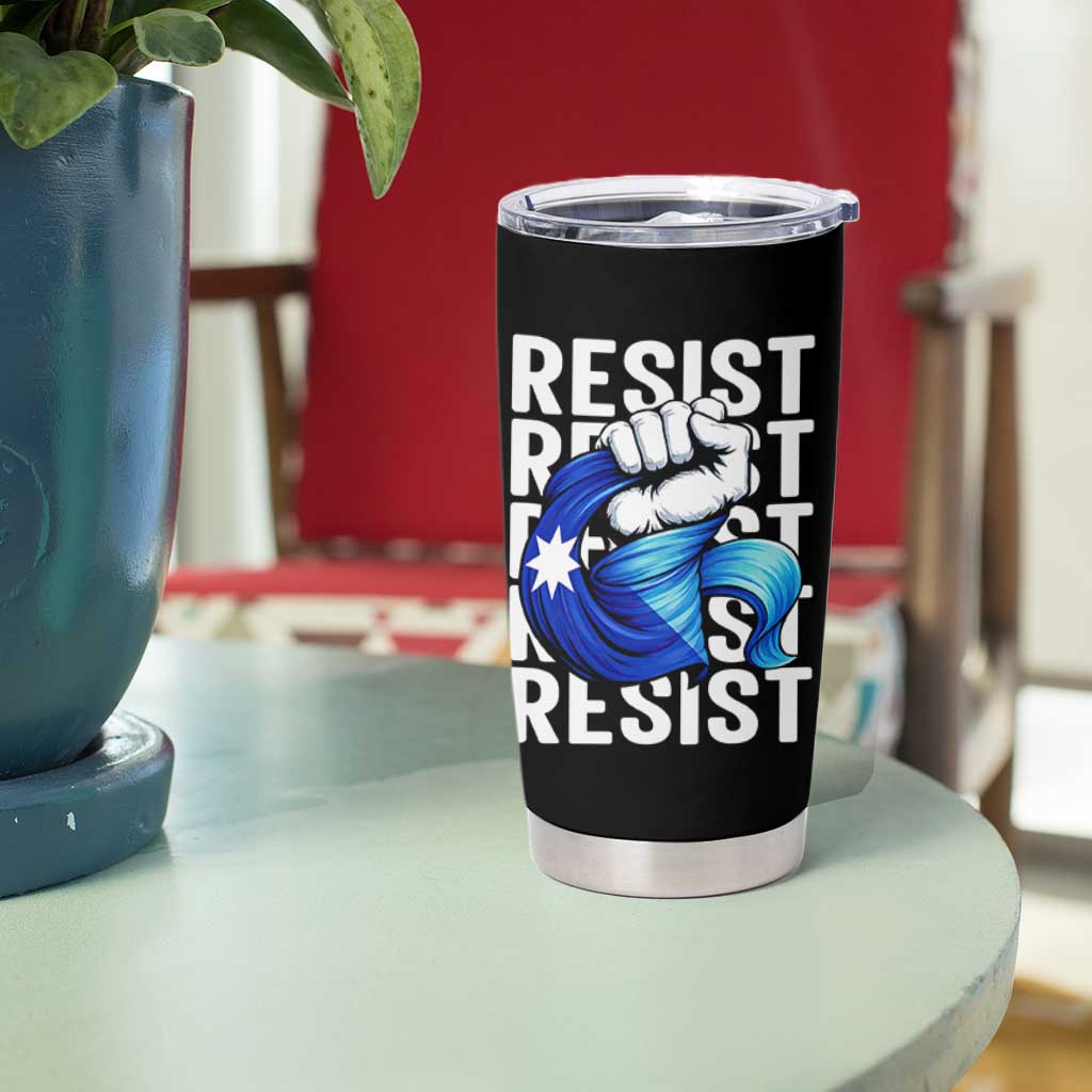 Minnesota Resist Ice Out Tumbler Cup Support MN Anti Ice Movement