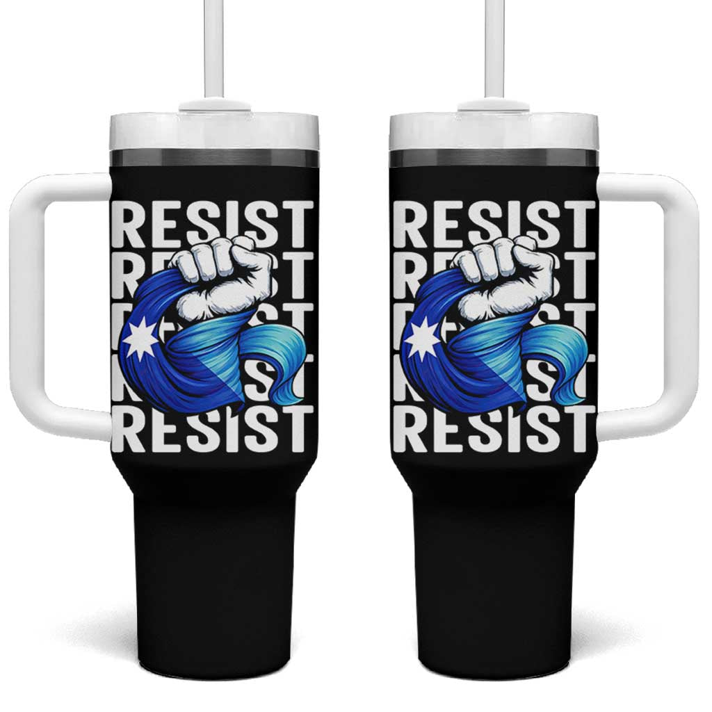 Minnesota Resist Ice Out Tumbler With Handle Support MN Anti Ice Movement
