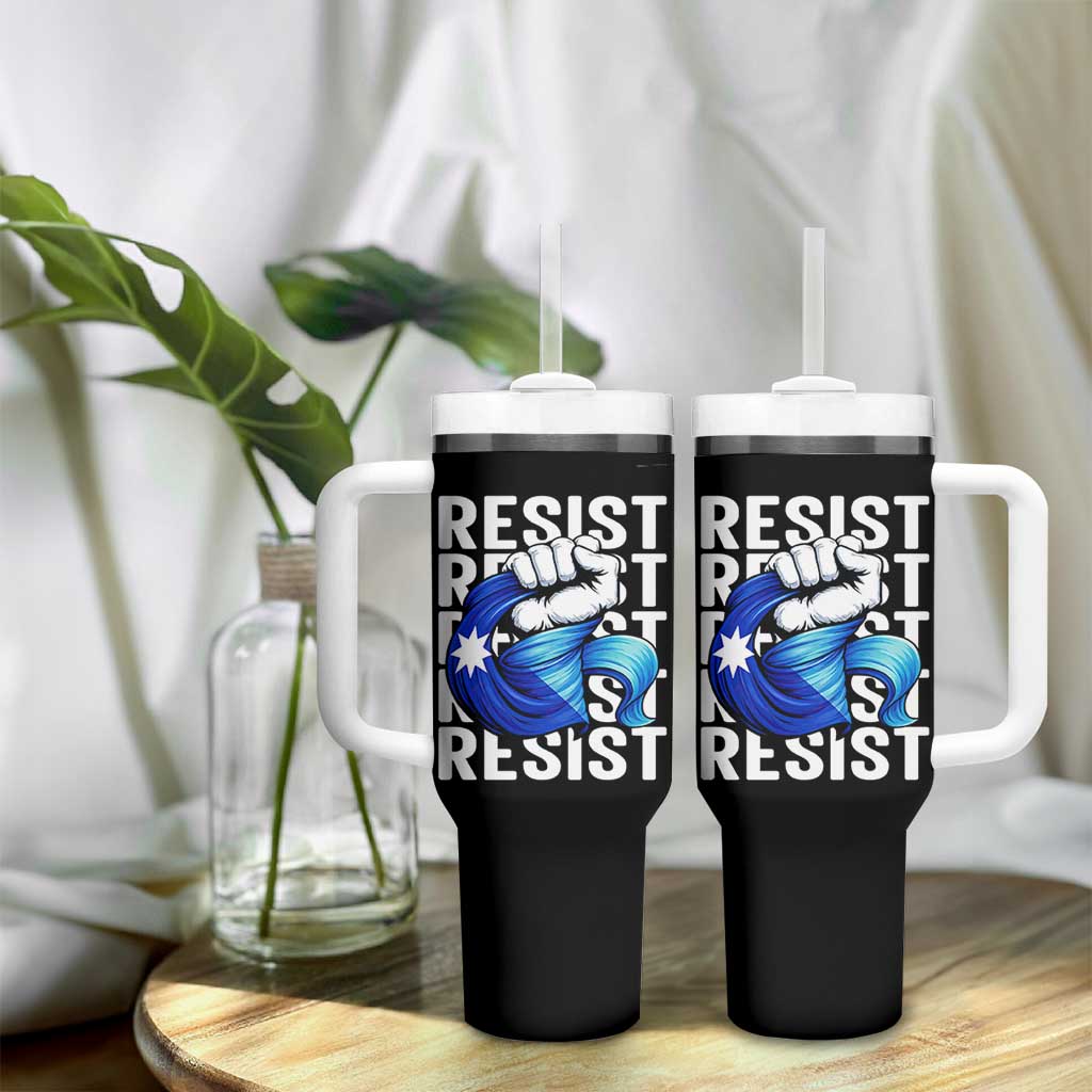 Minnesota Resist Ice Out Tumbler With Handle Support MN Anti Ice Movement