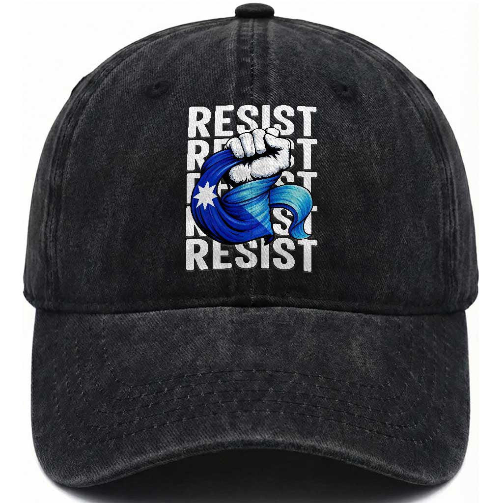 Minnesota Resist Ice Out Washed Cotton Baseball Cap Support MN Anti Ice Movement