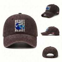 Minnesota Resist Ice Out Washed Cotton Baseball Cap Support MN Anti Ice Movement