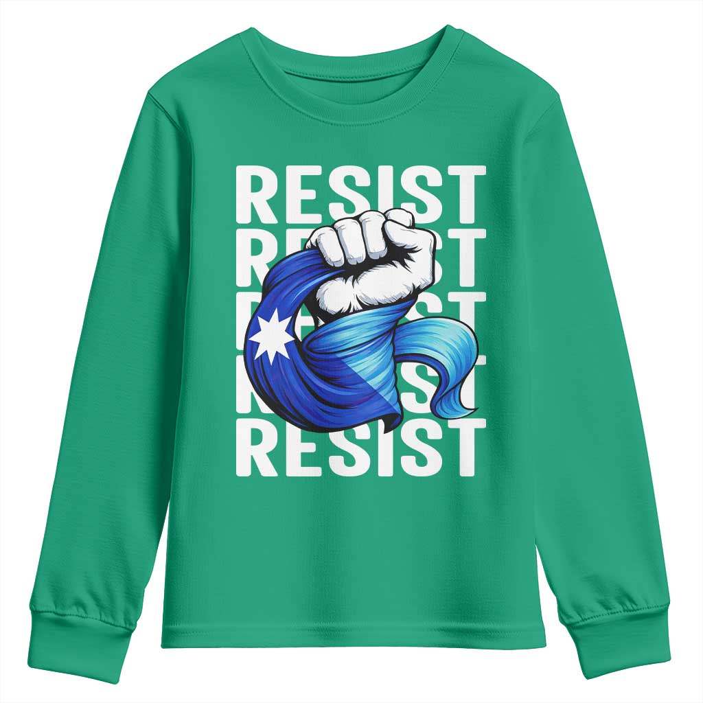 Minnesota Resist Ice Out Youth Sweatshirt Support MN Anti Ice Movement