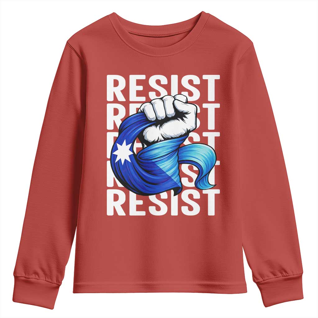 Minnesota Resist Ice Out Youth Sweatshirt Support MN Anti Ice Movement