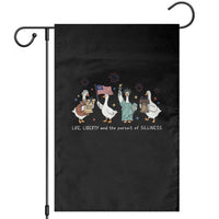 Funny Patriotic Goose Life Liberty Silliness Garden Flag America 250th Anniversary