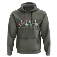 Funny Patriotic Goose Life Liberty Silliness Hoodie America 250th Anniversary