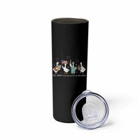 Funny Patriotic Goose Life Liberty Silliness Skinny Tumbler America 250th Anniversary