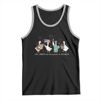 Funny Patriotic Goose Life Liberty Silliness Tank Top America 250th Anniversary