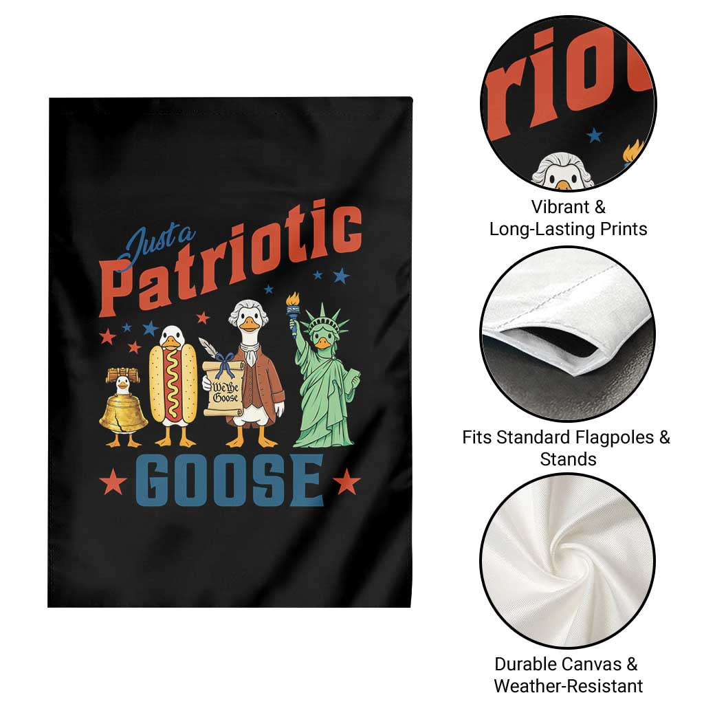 Just A Patriotic Goose Garden Flag America 250th Anniversary