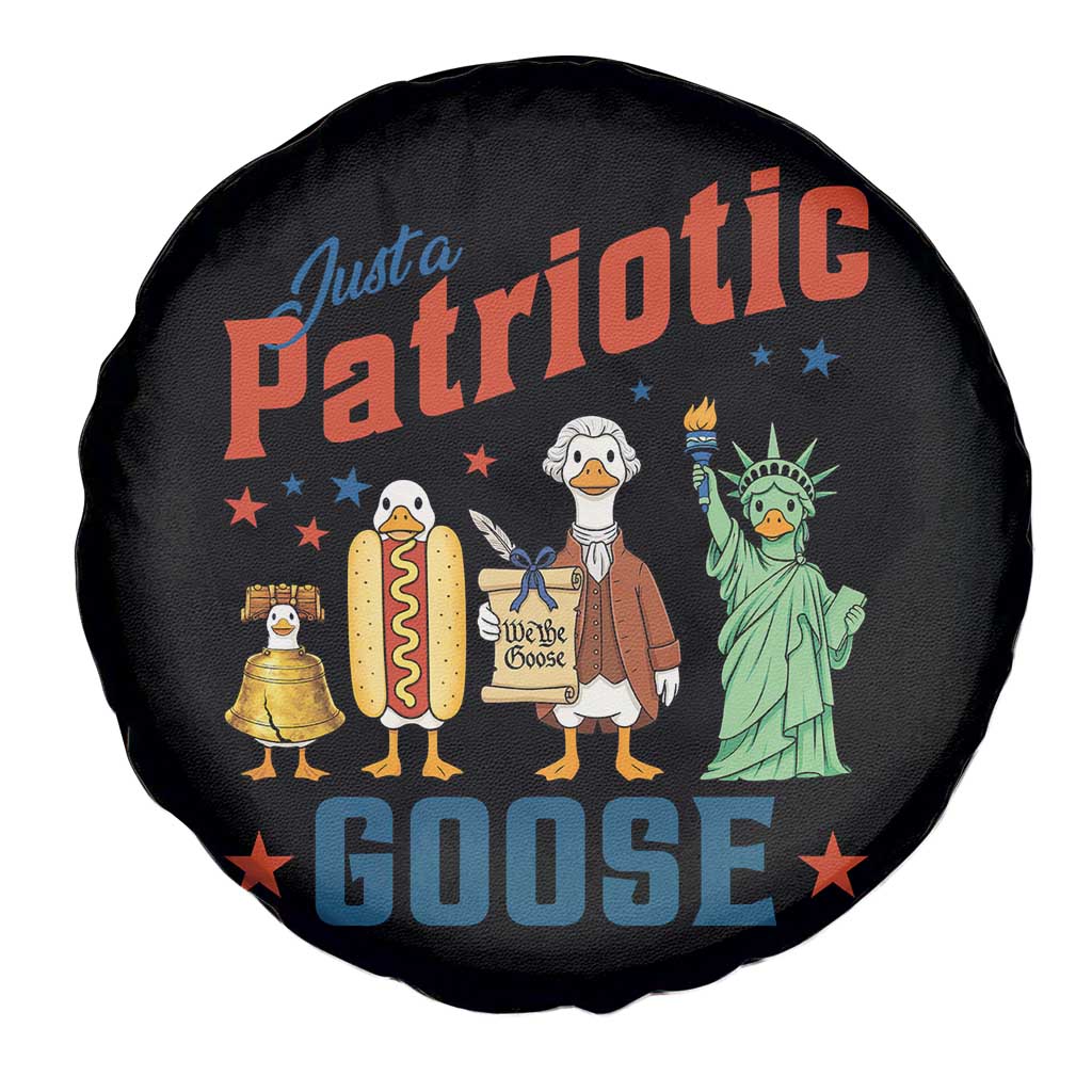 Just A Patriotic Goose Spare Tire Cover America 250th Anniversary