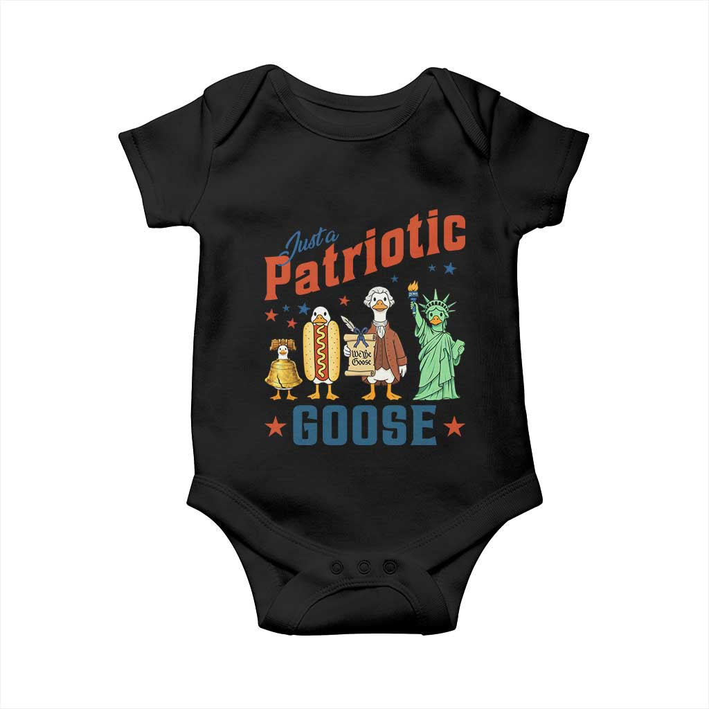 Just A Patriotic Goose Baby Onesie America 250th Anniversary