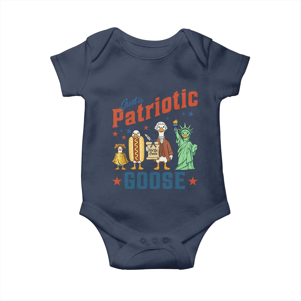 Just A Patriotic Goose Baby Onesie America 250th Anniversary