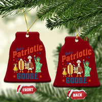 Just A Patriotic Goose Ceramic Ornament America 250th Anniversary