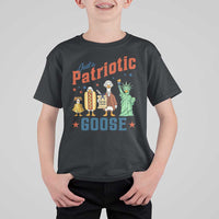 Just A Patriotic Goose T Shirt For Kid America 250th Anniversary